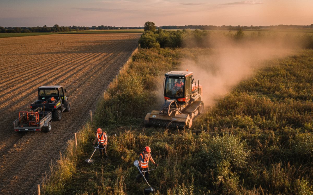 desbrossament de parcel·les