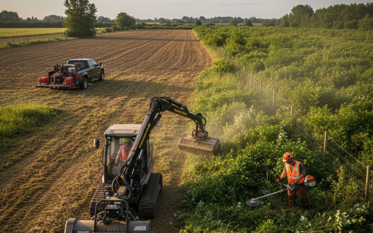 desbrossament de parcel·les